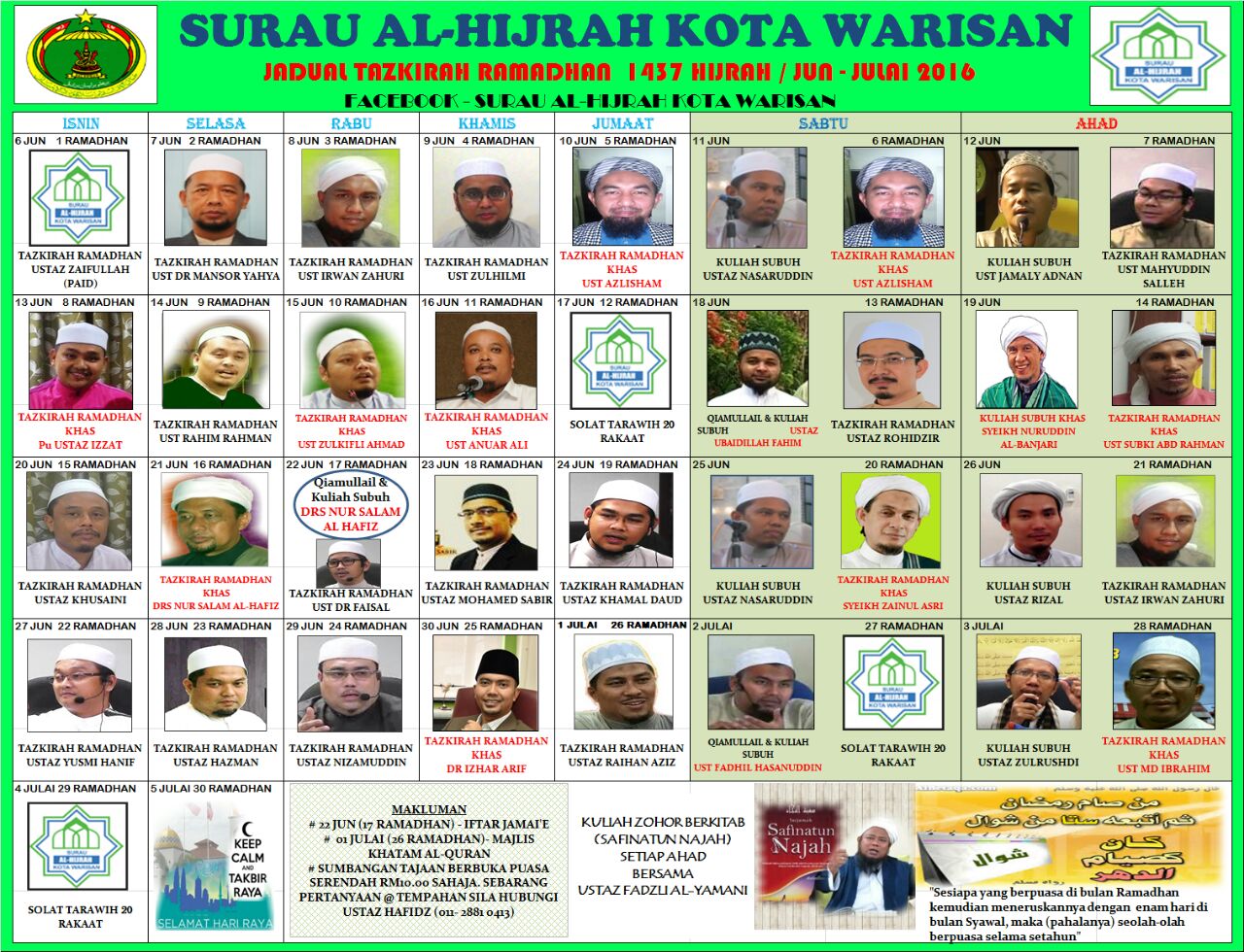jadualkuliahramadhan1437